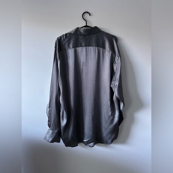 Armani Collezioni 100% Silk Dress Shirt - Picture 3 of 9